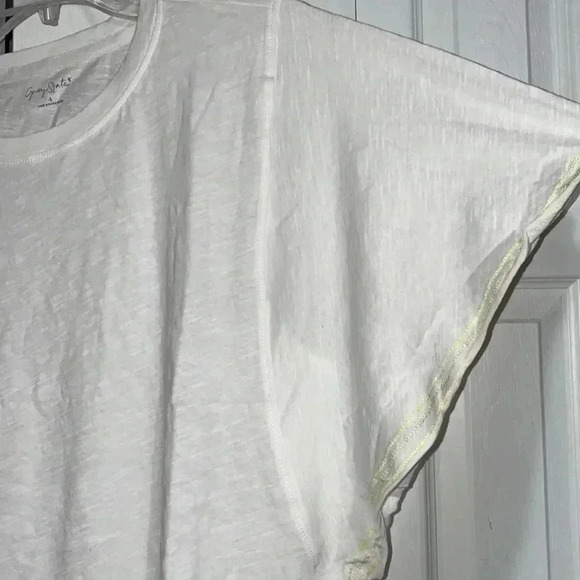Grey State cream tee shirt top - Picture 5 of 11